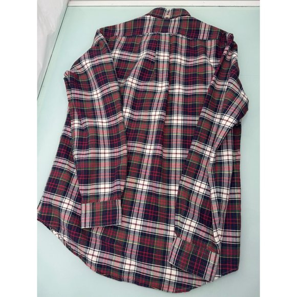 Polo Ralph Lauren Men Shirt Tartan Plaid Button Up Pocket Classic Fit Small S - Picture 4 of 4